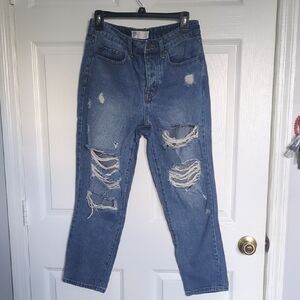 RSQ Light Blue Boyfriend Jeans